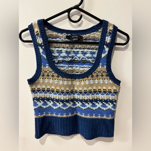 Smythe - wool fair isle vest size S/P
